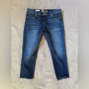 Kut from the Kloth Blue Ankle Cropped Jeans